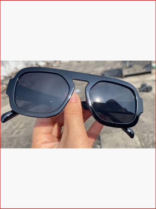 Retro Square Sunglasses UV400 Gradient Shades for Women main image 5